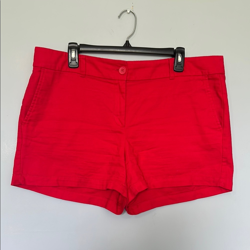 Women’s LOFT outlet Red 4” Shorts size 14